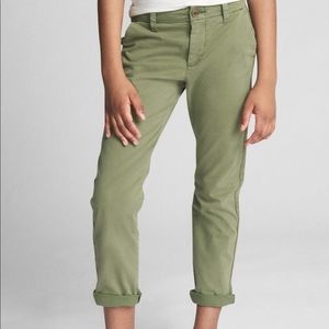 GAP | Pants u0026 Jumpsuits | Gap Girlfriend Khaki Chino Olive Green | Poshmark